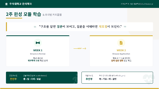 [강의소개] 임상해부학(김상현 교수)